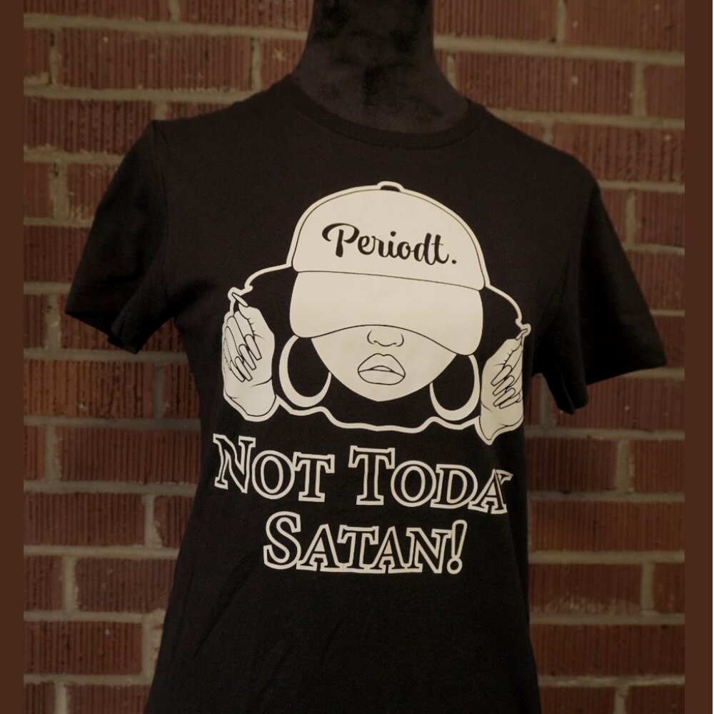 Women's_Not Today Satan_T-Shirt_Black